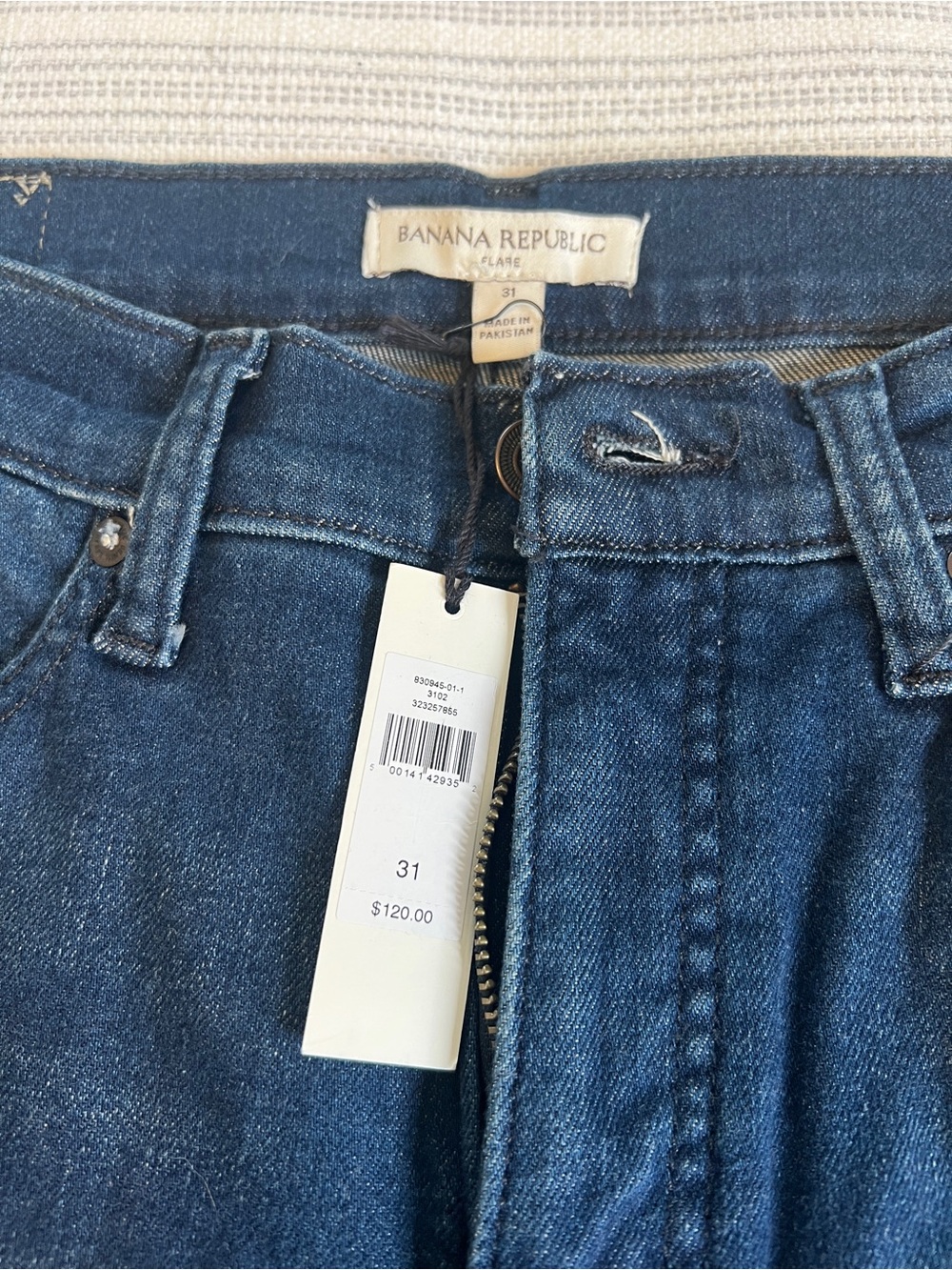 Banana Republic Dark Blue Flare Denim Jeans